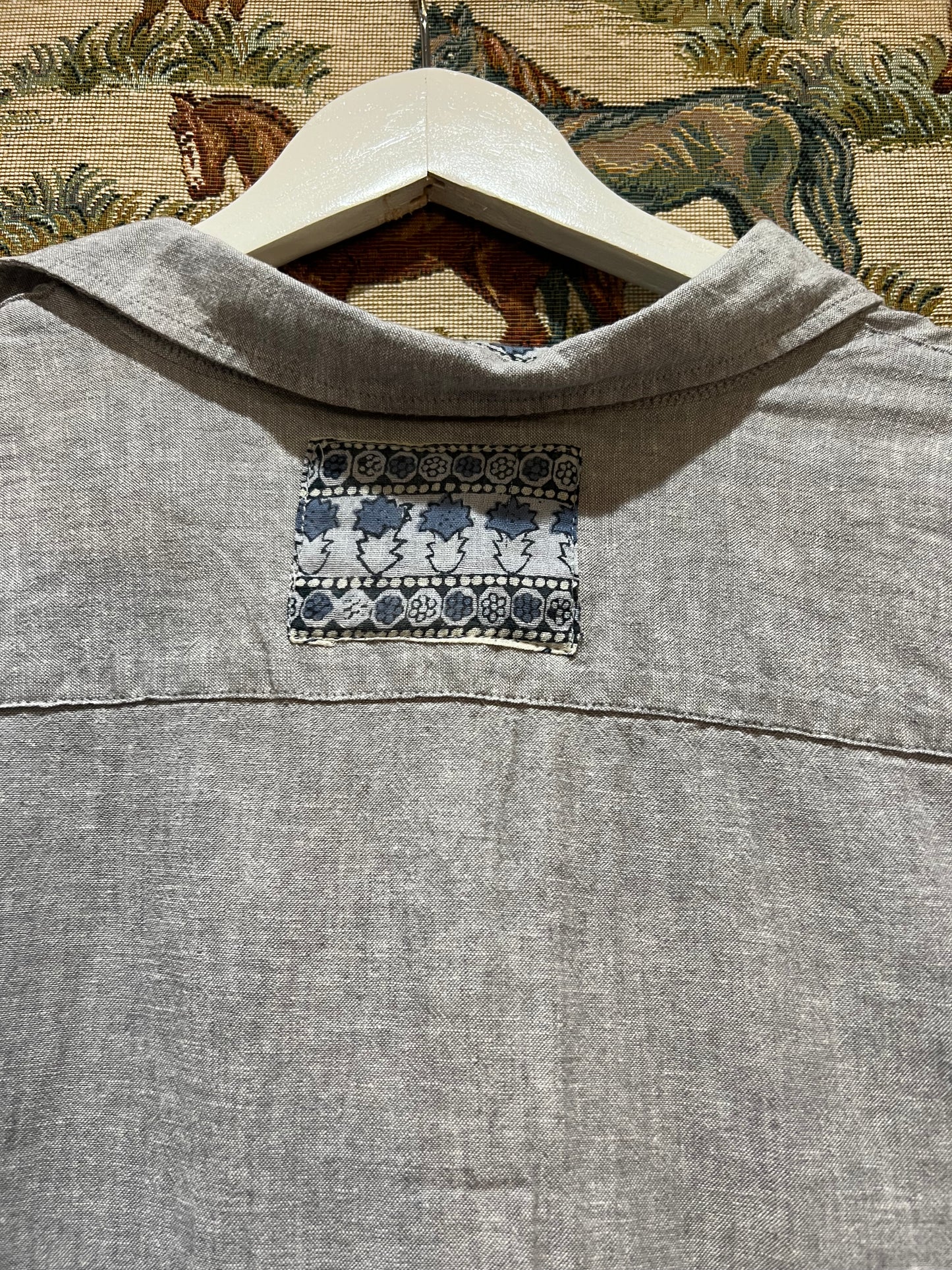 Upcycled Linen Shirt