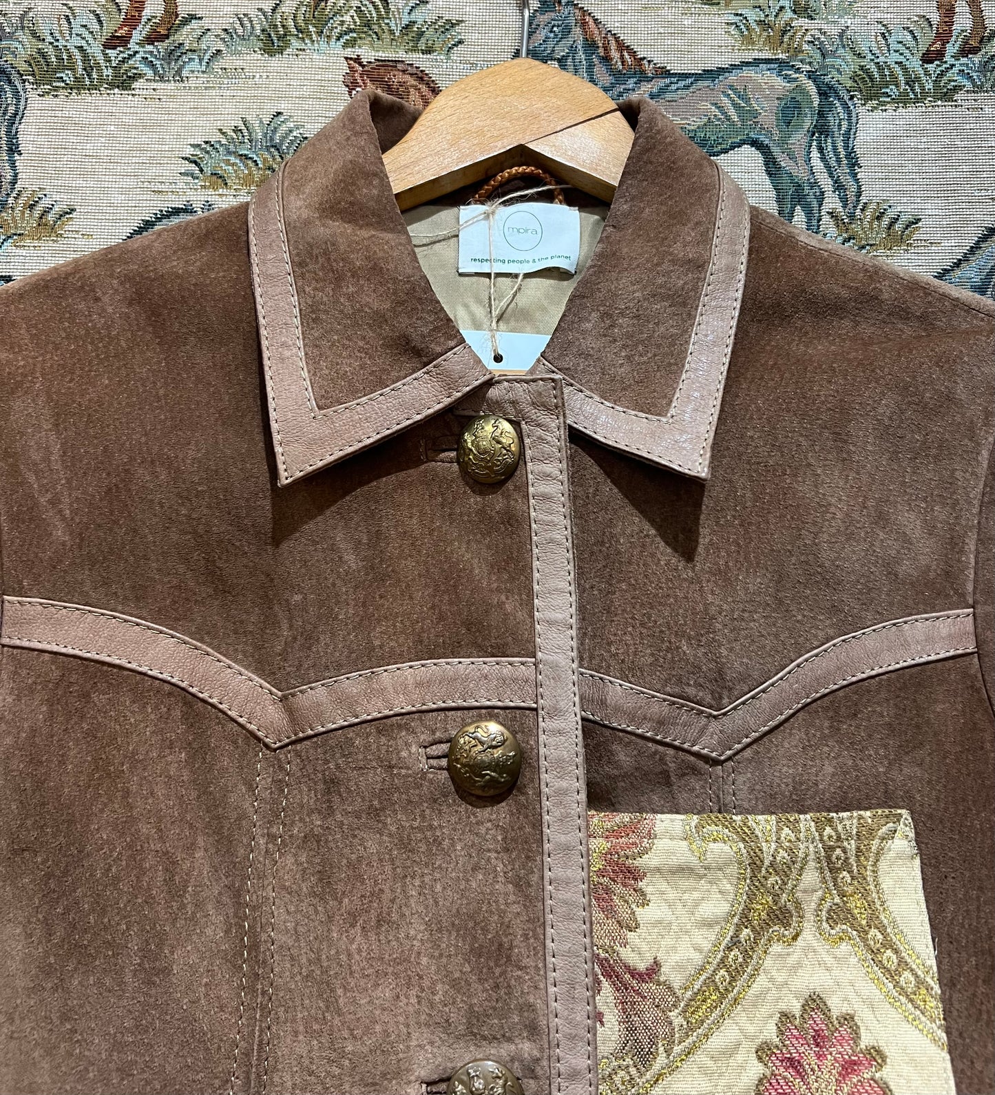 Upcycled Vintage Suede Jacket