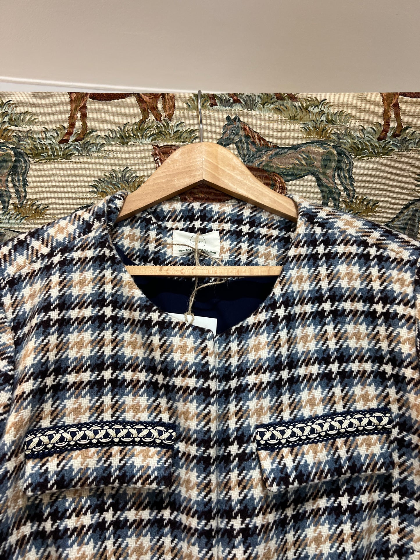 Check Ladylike Upcycled Jacket