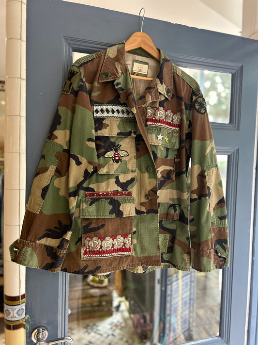 Genuine US vintage military Upcycled jacket