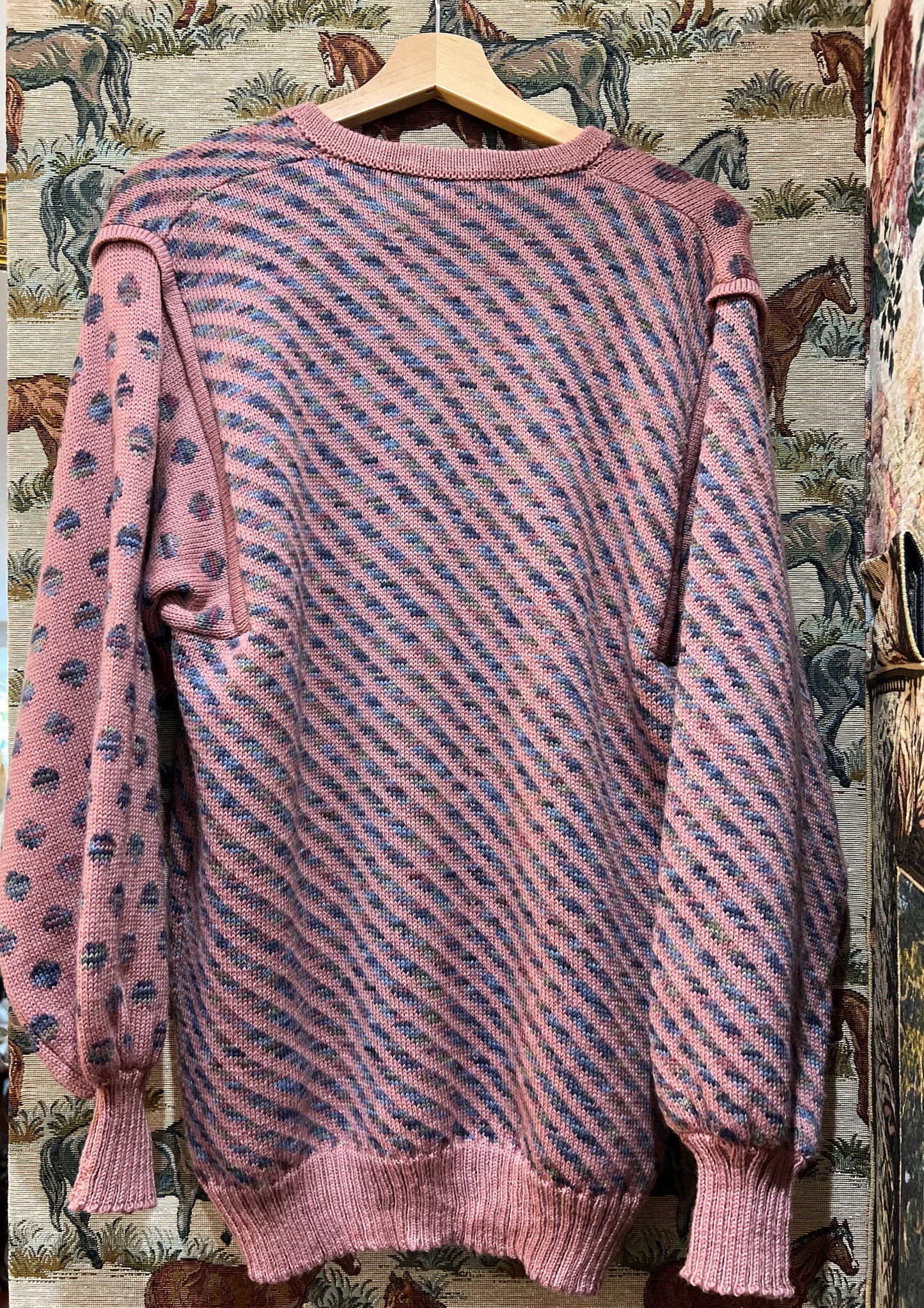 Upcycled Vintage Pure Wool Cardigan