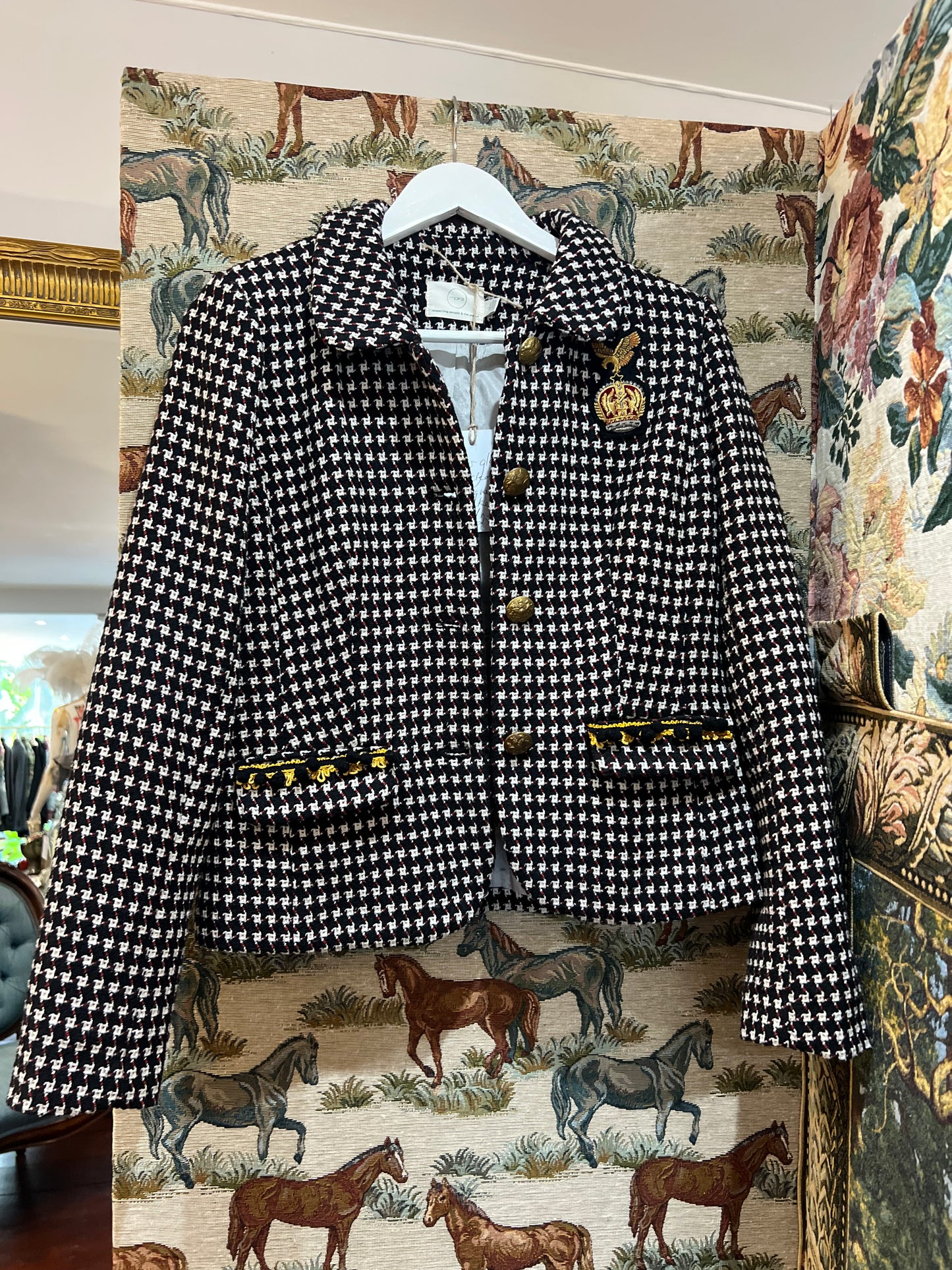 Super Glam Upcycled Designer Jacket