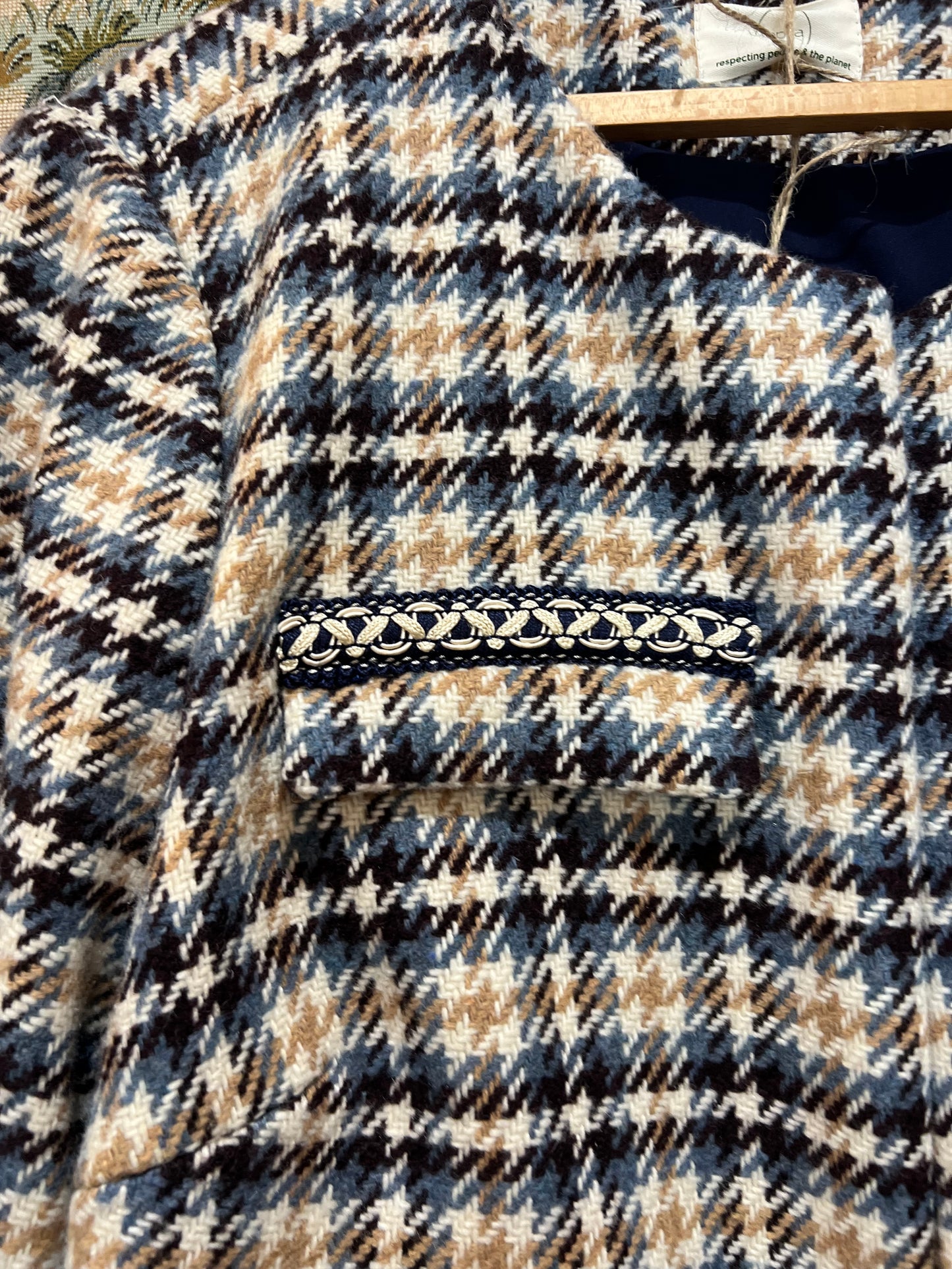 Check Ladylike Upcycled Jacket