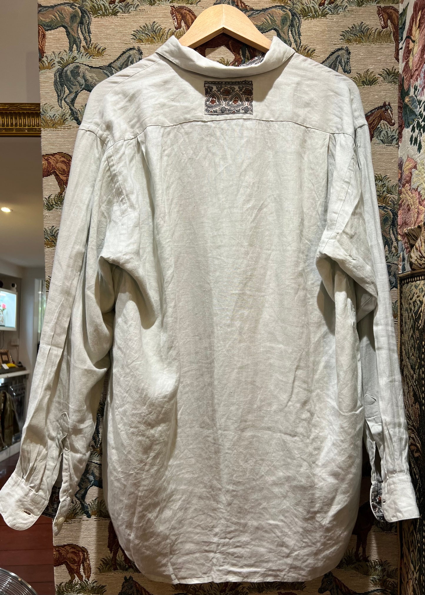 Upcycled Linen Shirt