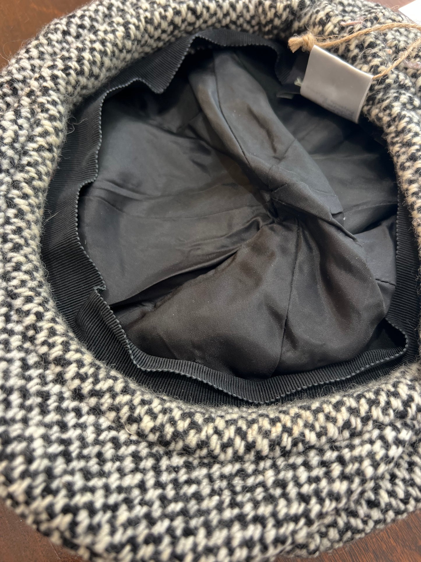 Vintage Upcycled Cap With Military Badge