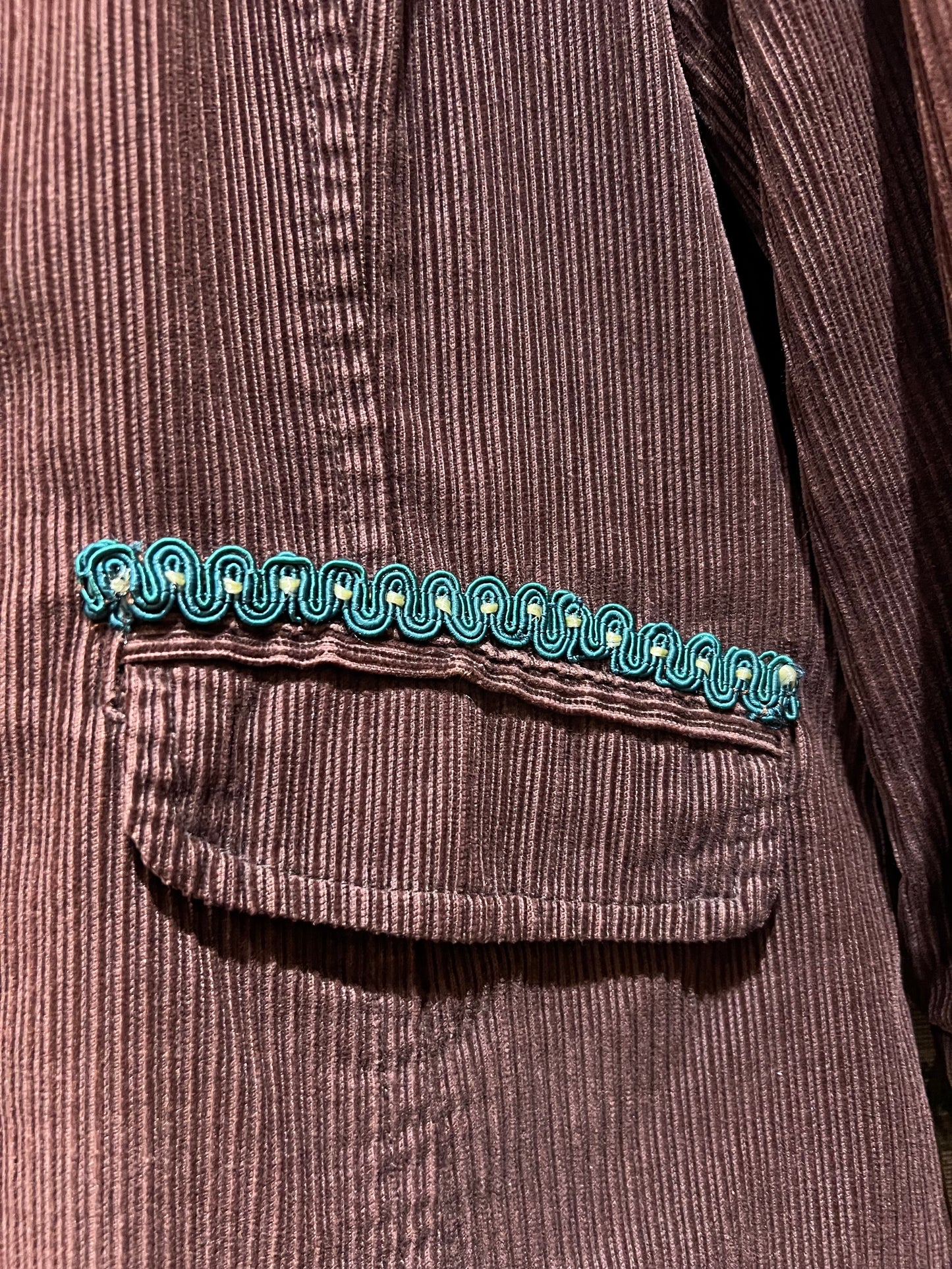 Upcycled Corduroy Blazer