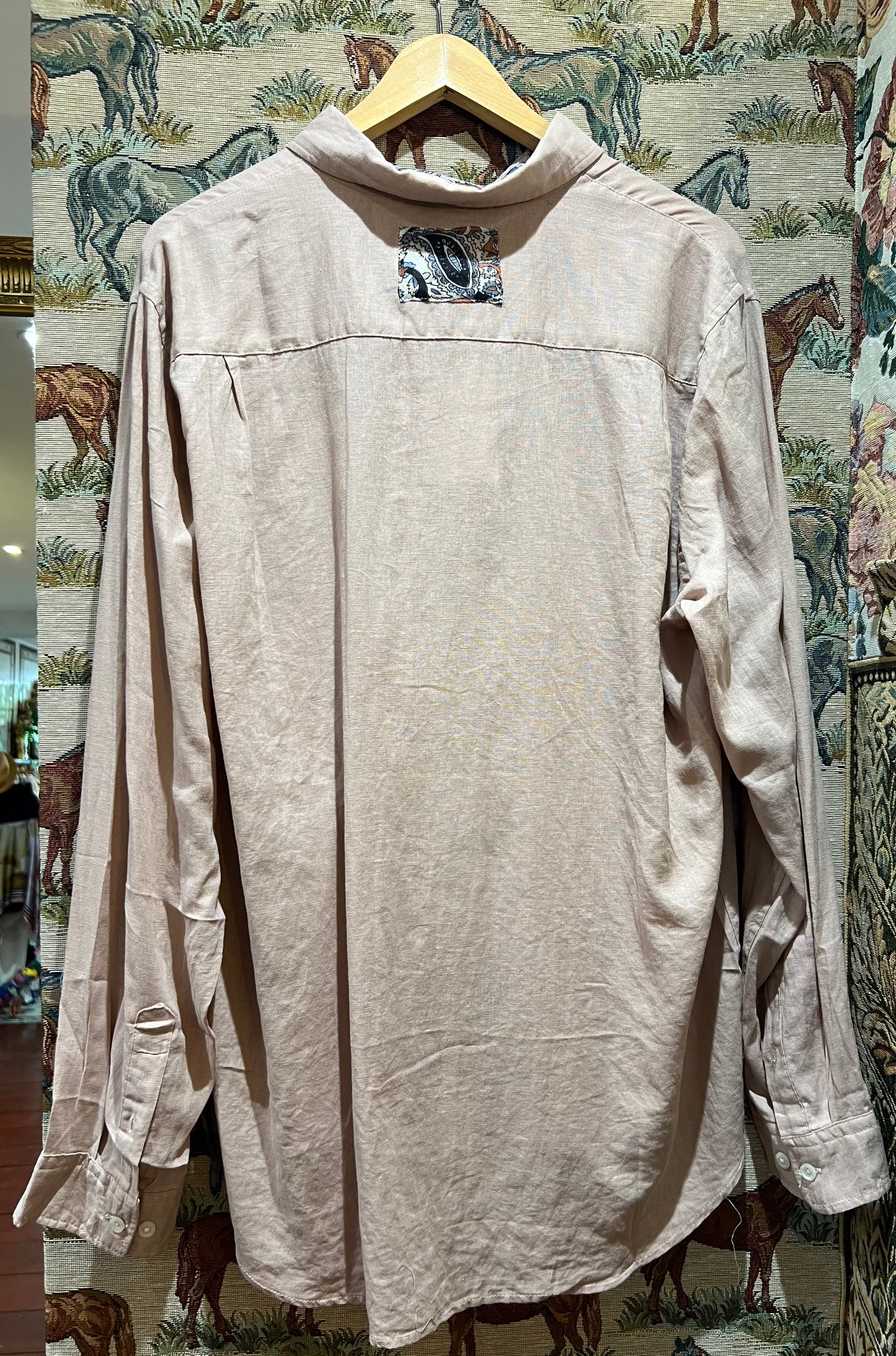 Upcycled Linen Shirt