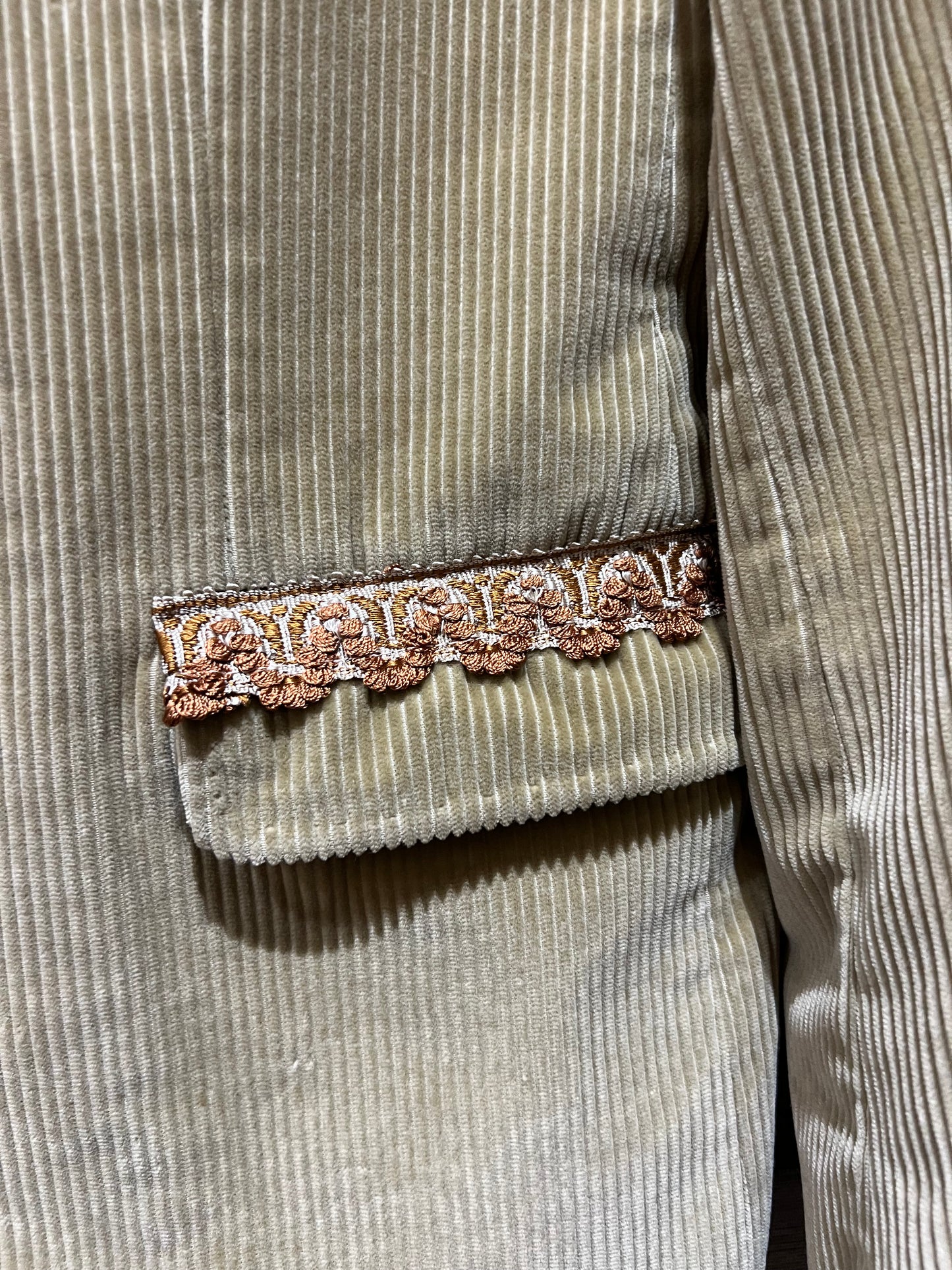 Upcycled Corduroy Blazer