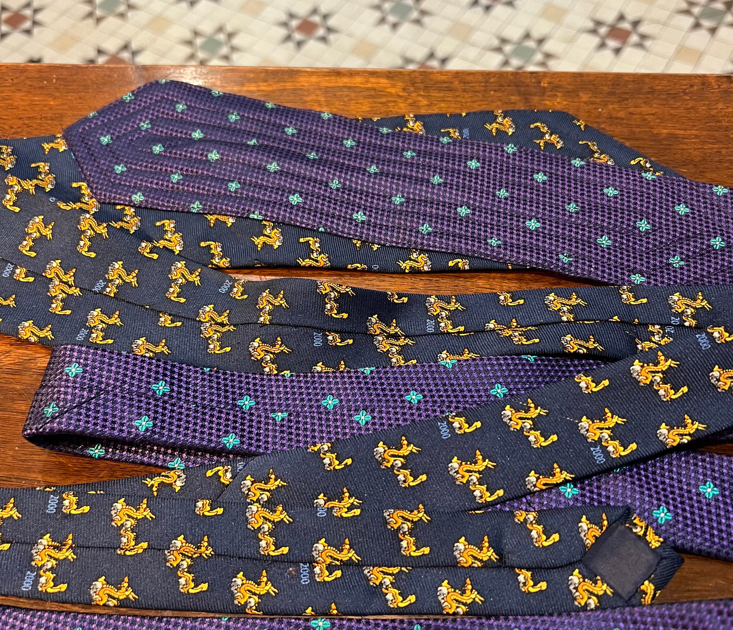 Upcycled Silk Tie Belt