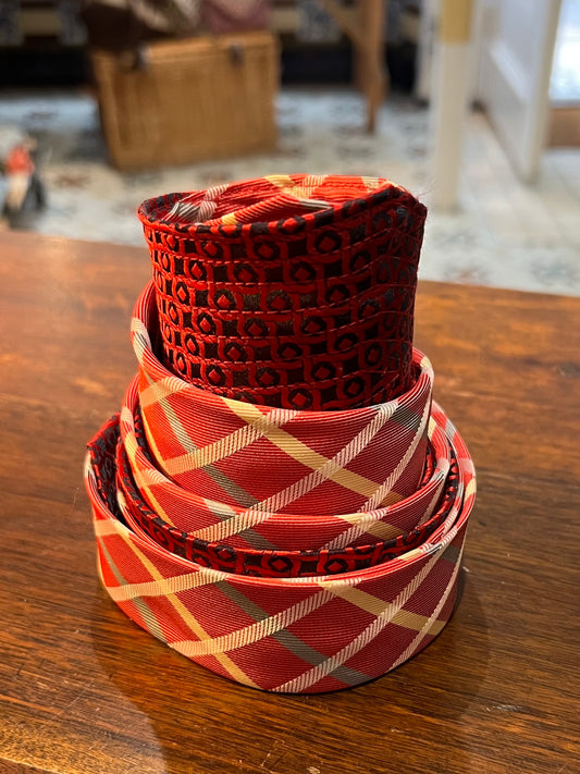 Upcycled Silk Tie Belt