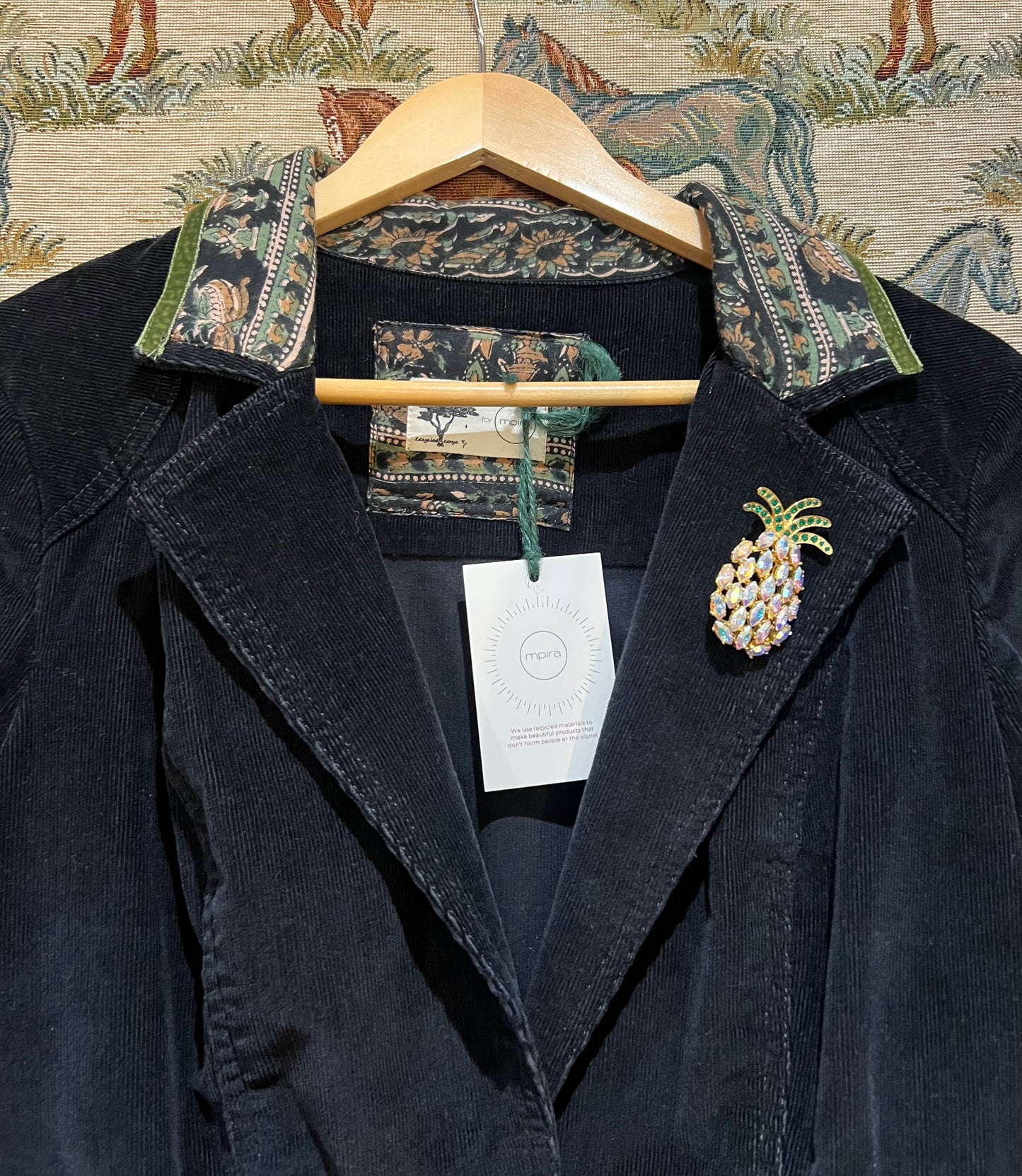 Corduroy Waisted Jacket