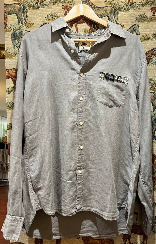 Upcycled Linen Shirt