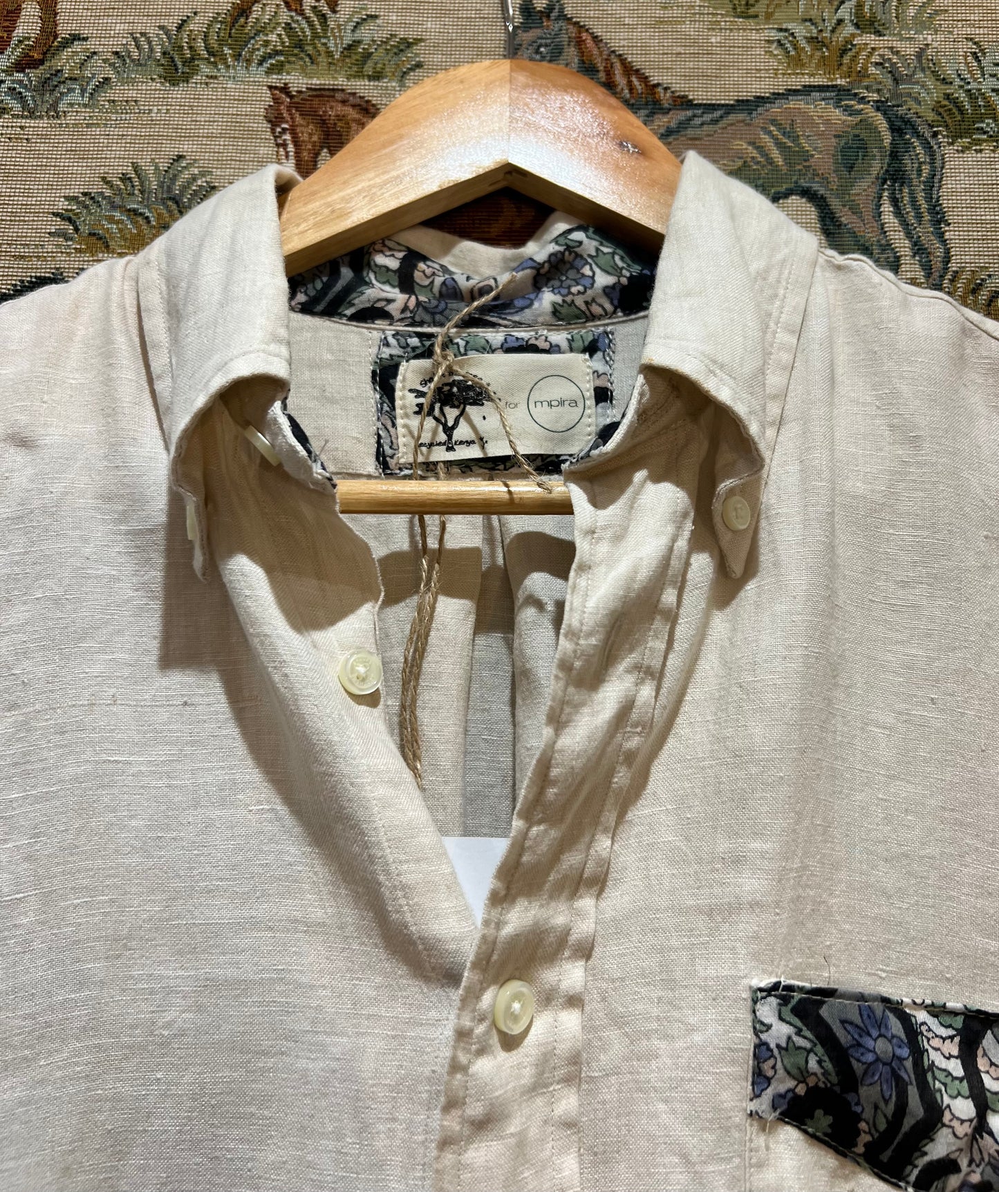 Upcycled Linen Shirt