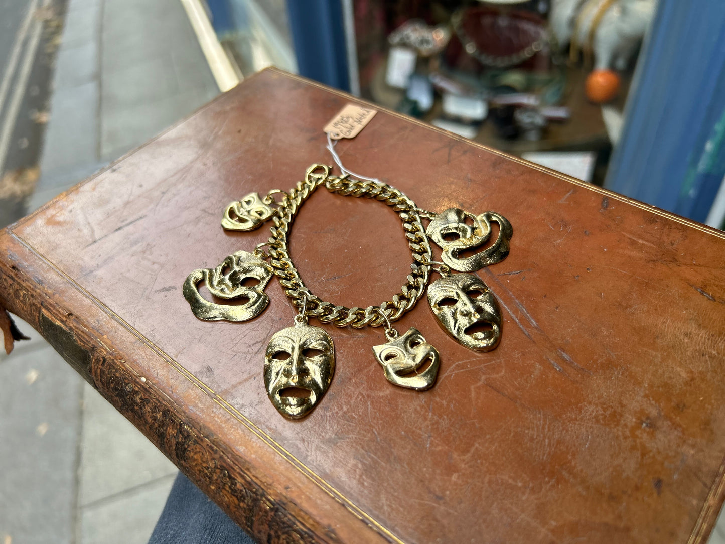 80s Gold Charm Bracelet