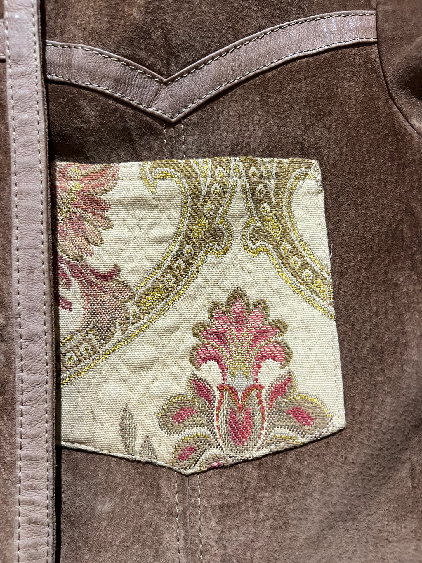 Upcycled Vintage Suede Jacket