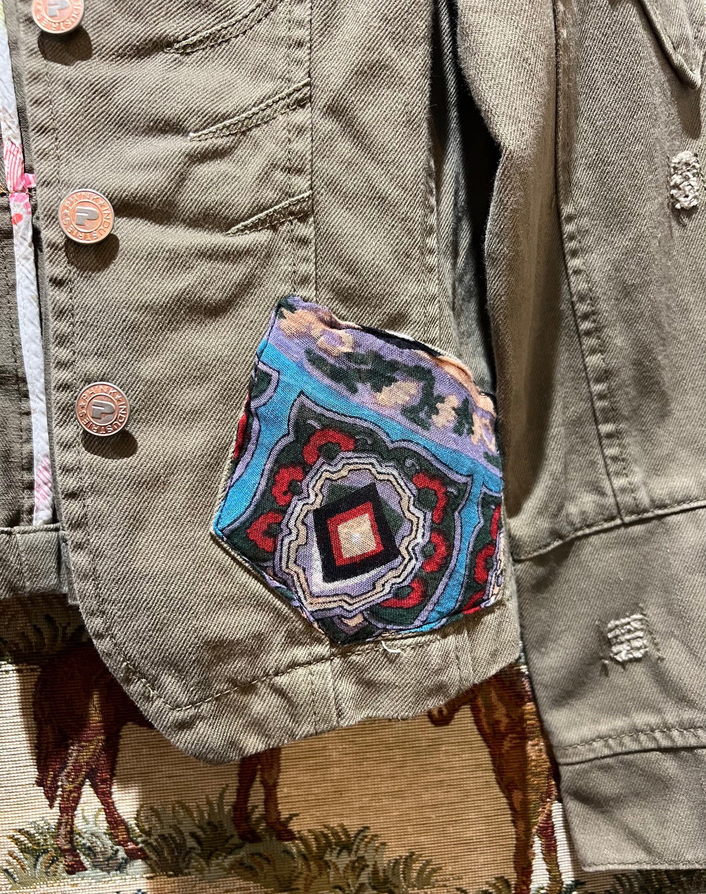 Upcycled Kids Utility Jacket