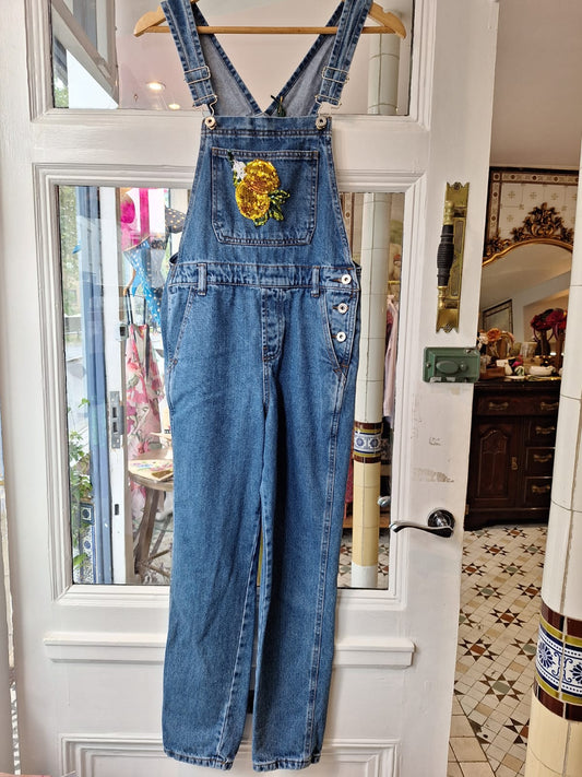 Upcycled Denim Dungarees from mpira.