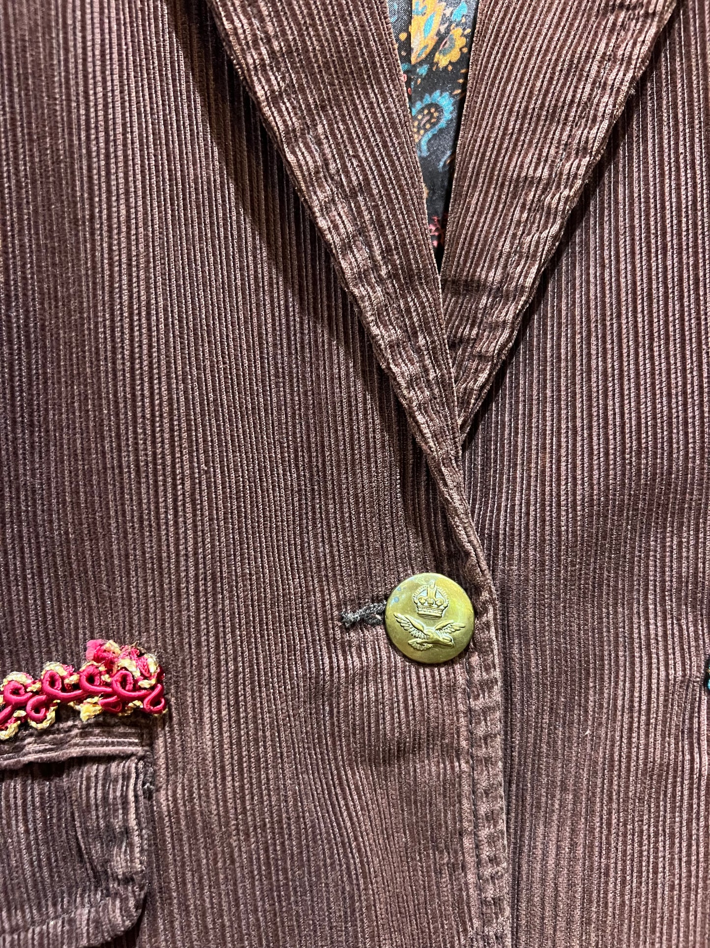 Upcycled Corduroy Blazer