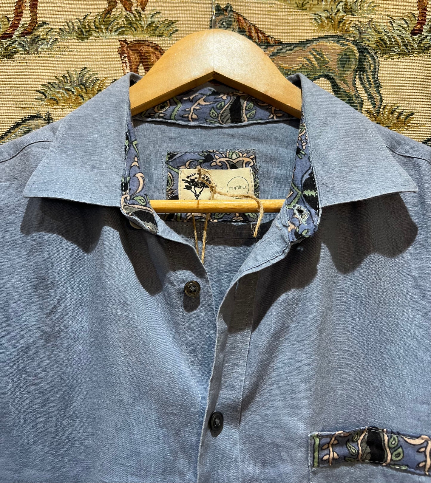 Upcycled Linen Shirt