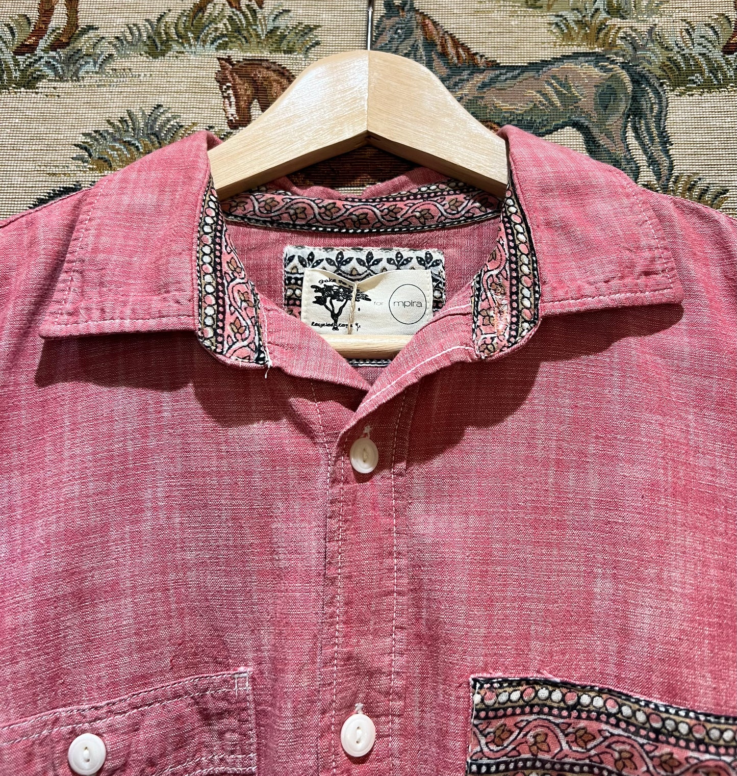 Upcycled Linen Shirt