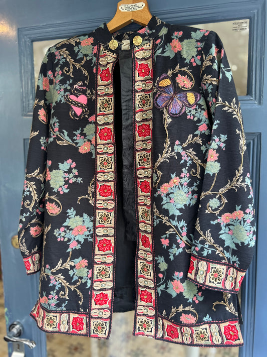 Upcycled Floral Jacket Blazer