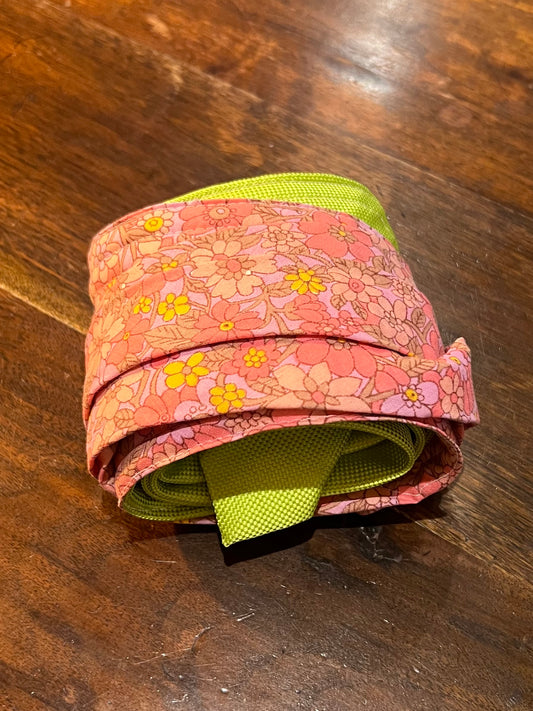 Upcycled Silk Tie Belt