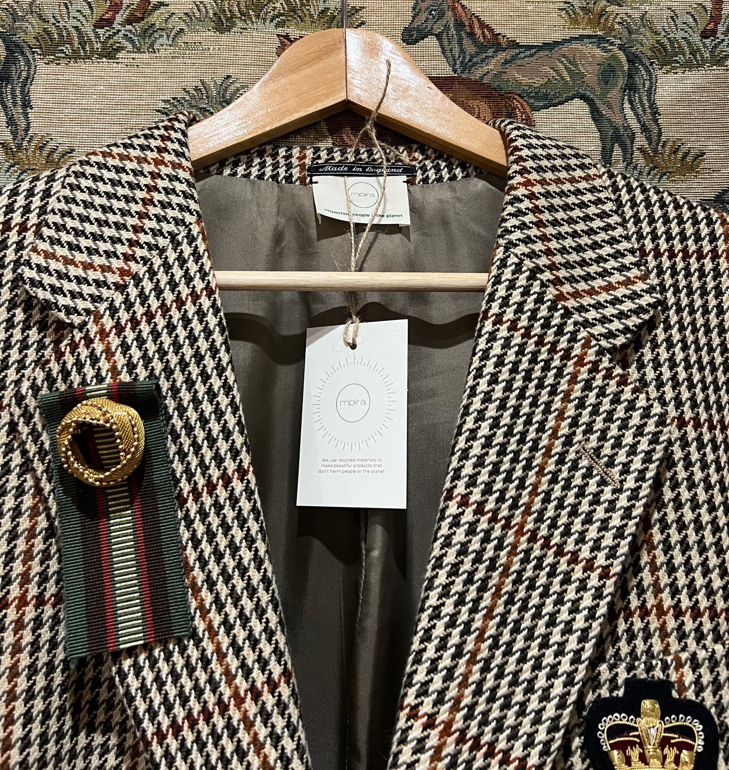 Upcycled Vintage Cashmere Blazer