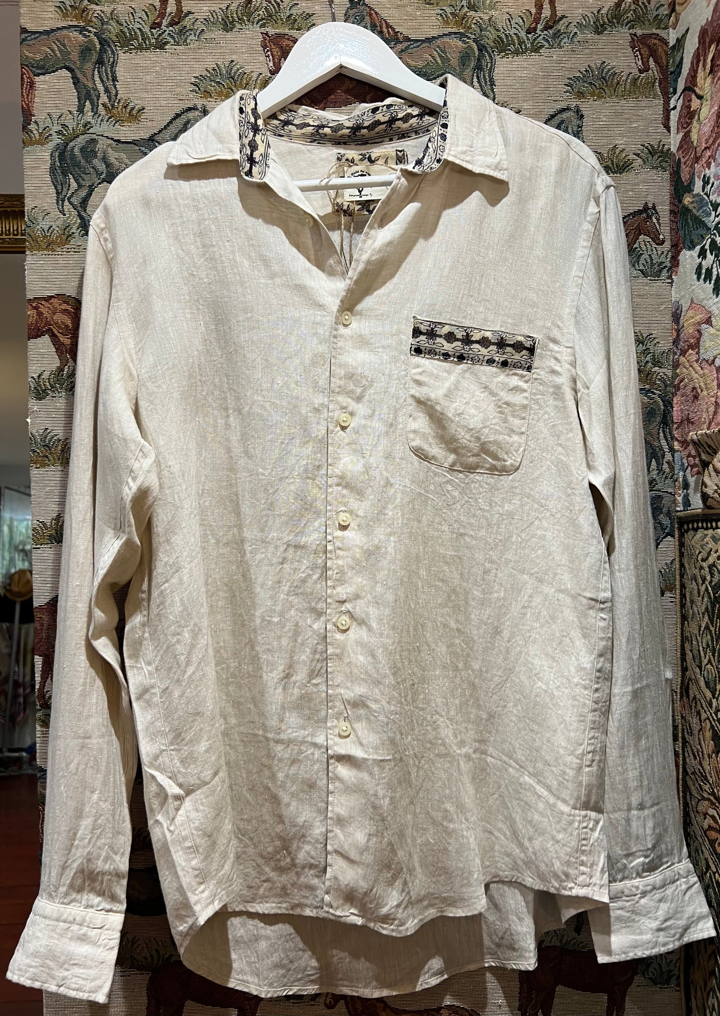 Upcycled Linen Shirt