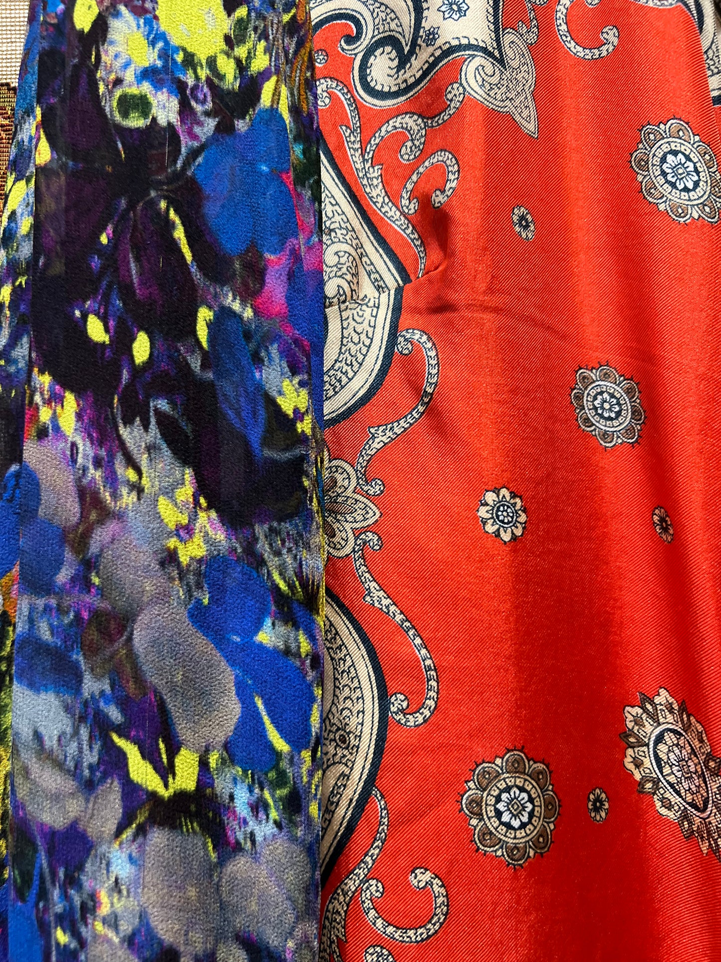 Shirt Made From Upcycled Silk Scarves