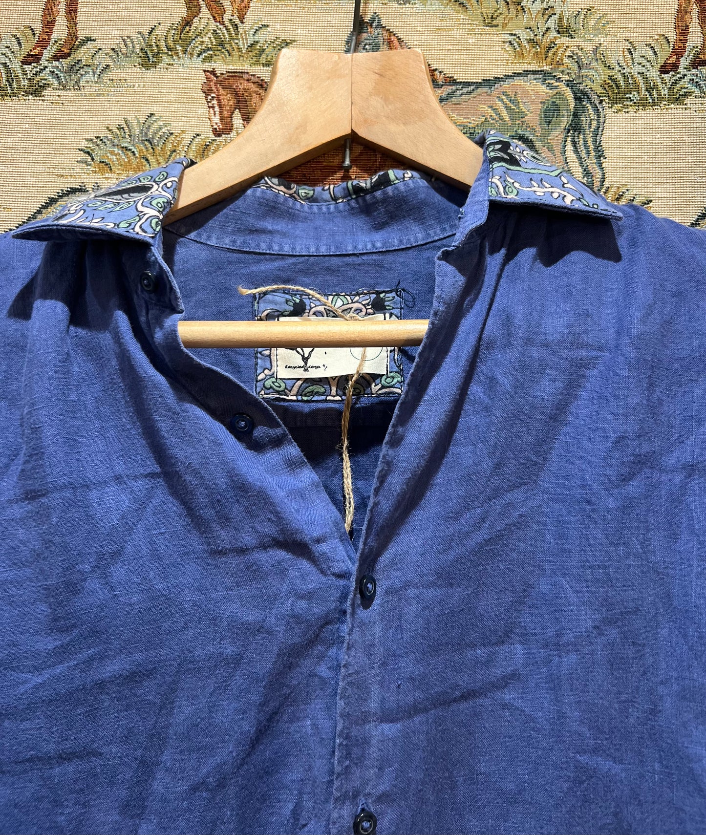 Upcycled Linen Shirt