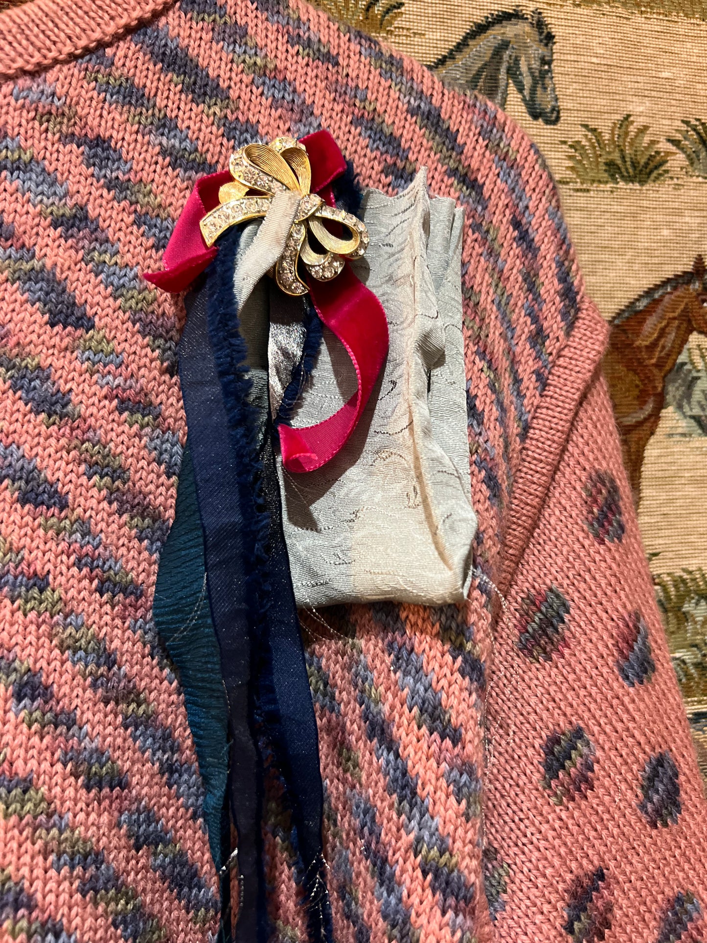 Upcycled Vintage Pure Wool Cardigan