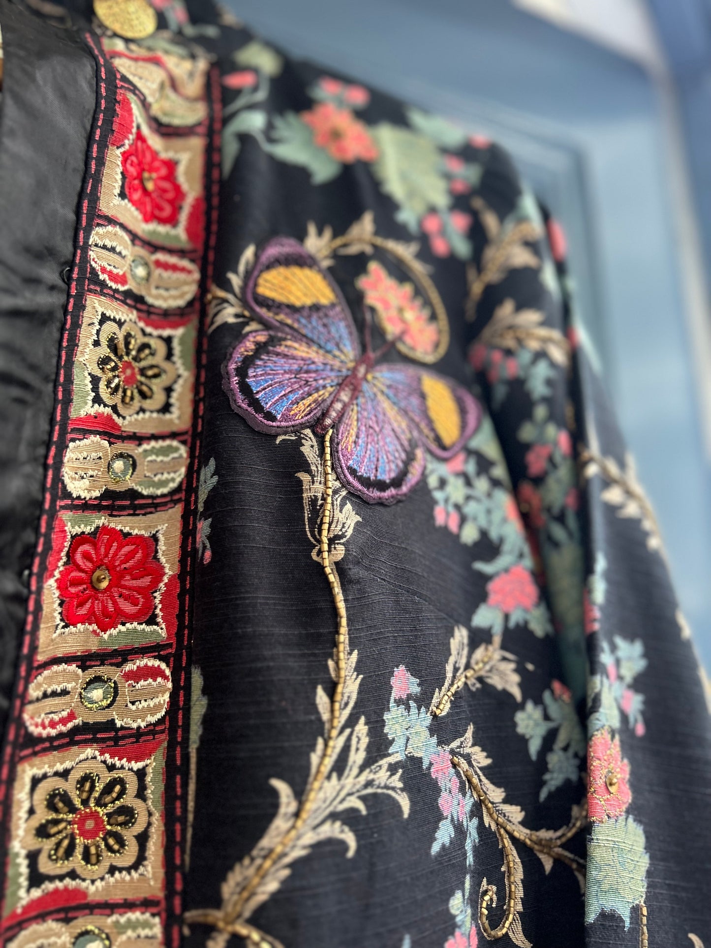 Upcycled Floral Jacket Blazer