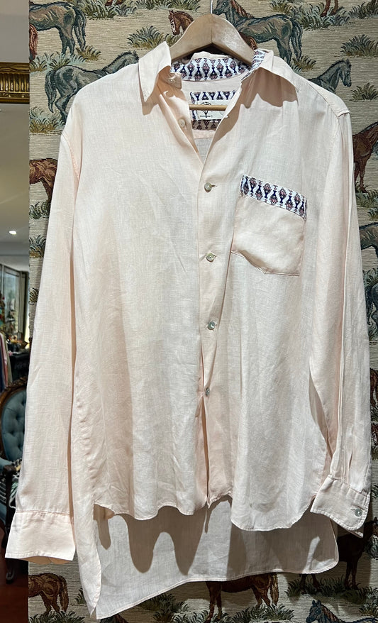 Upcycled Linen Shirt