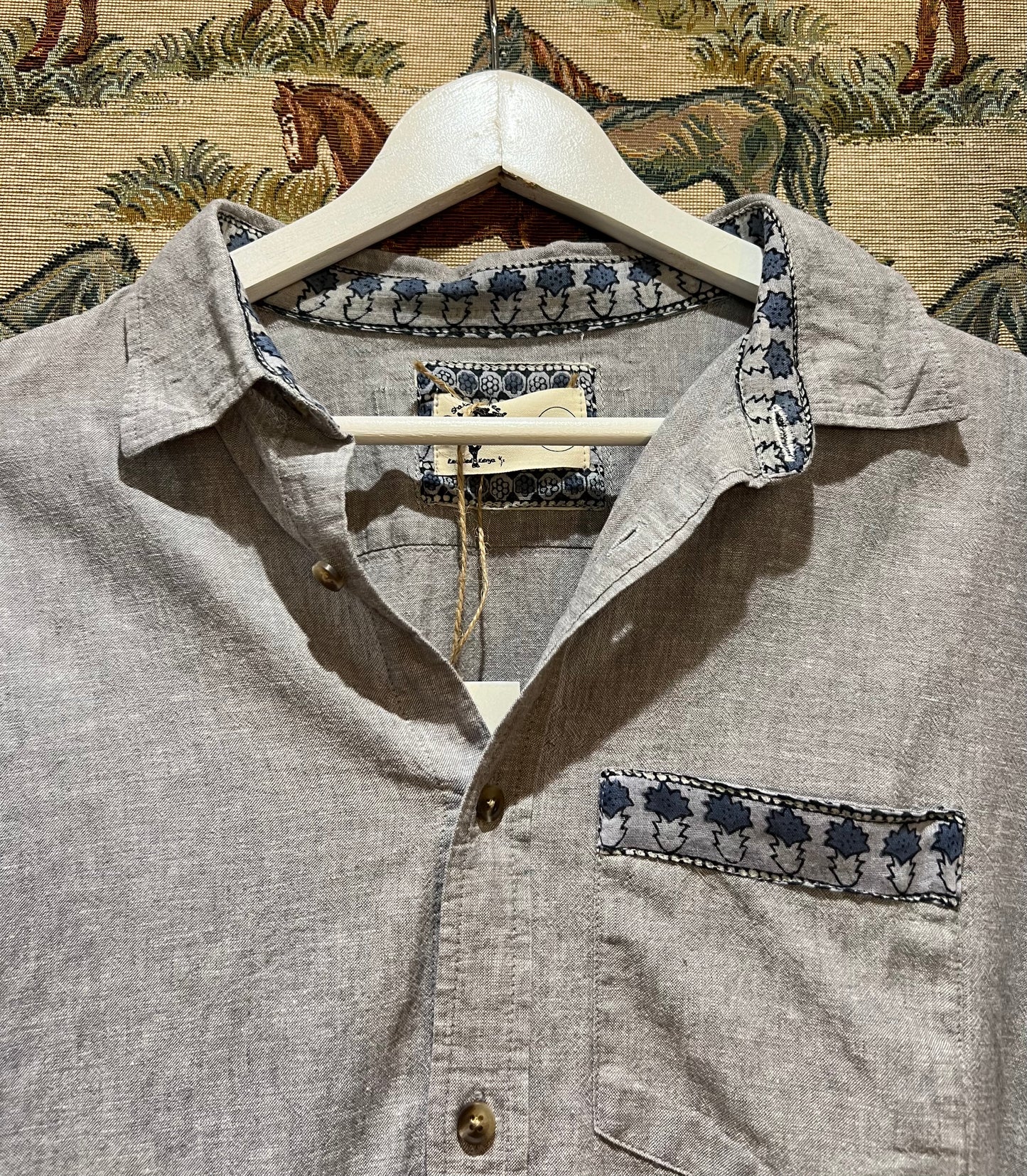 Upcycled Linen Shirt