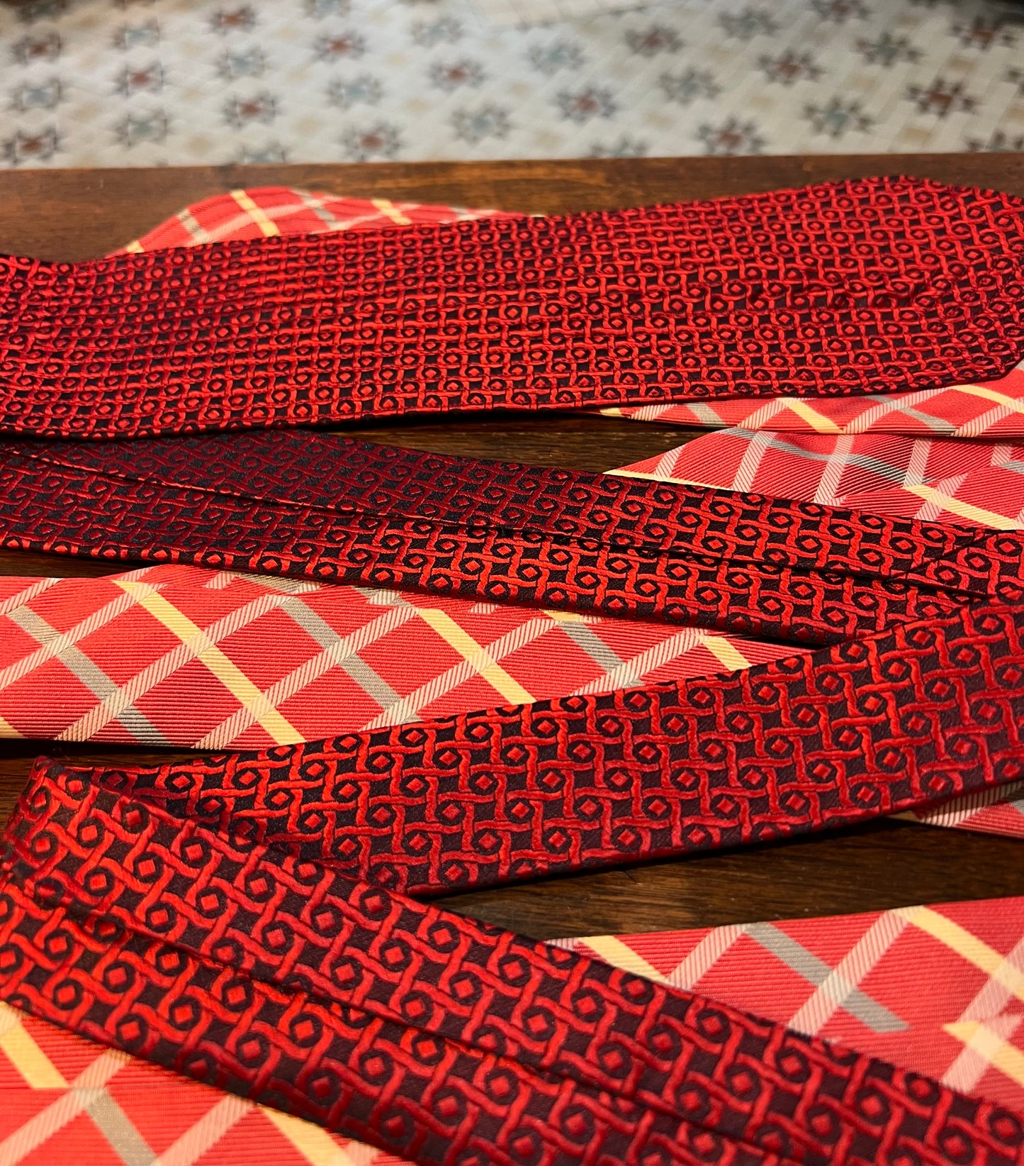 Upcycled Silk Tie Belt