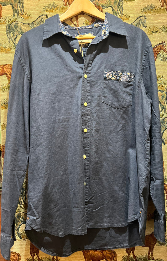 Upcycled Linen Shirt