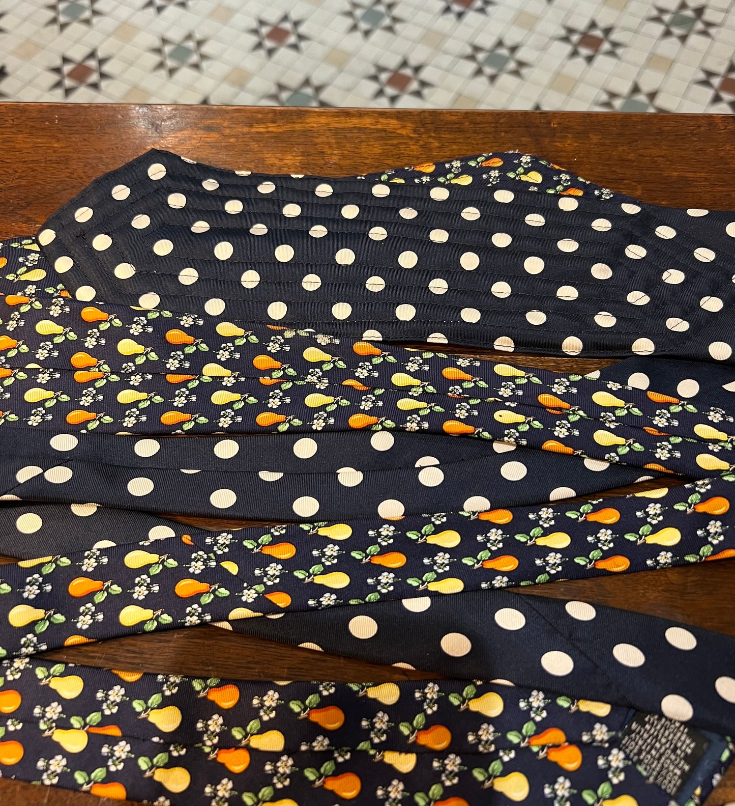 Upcycled Silk Tie Belt
