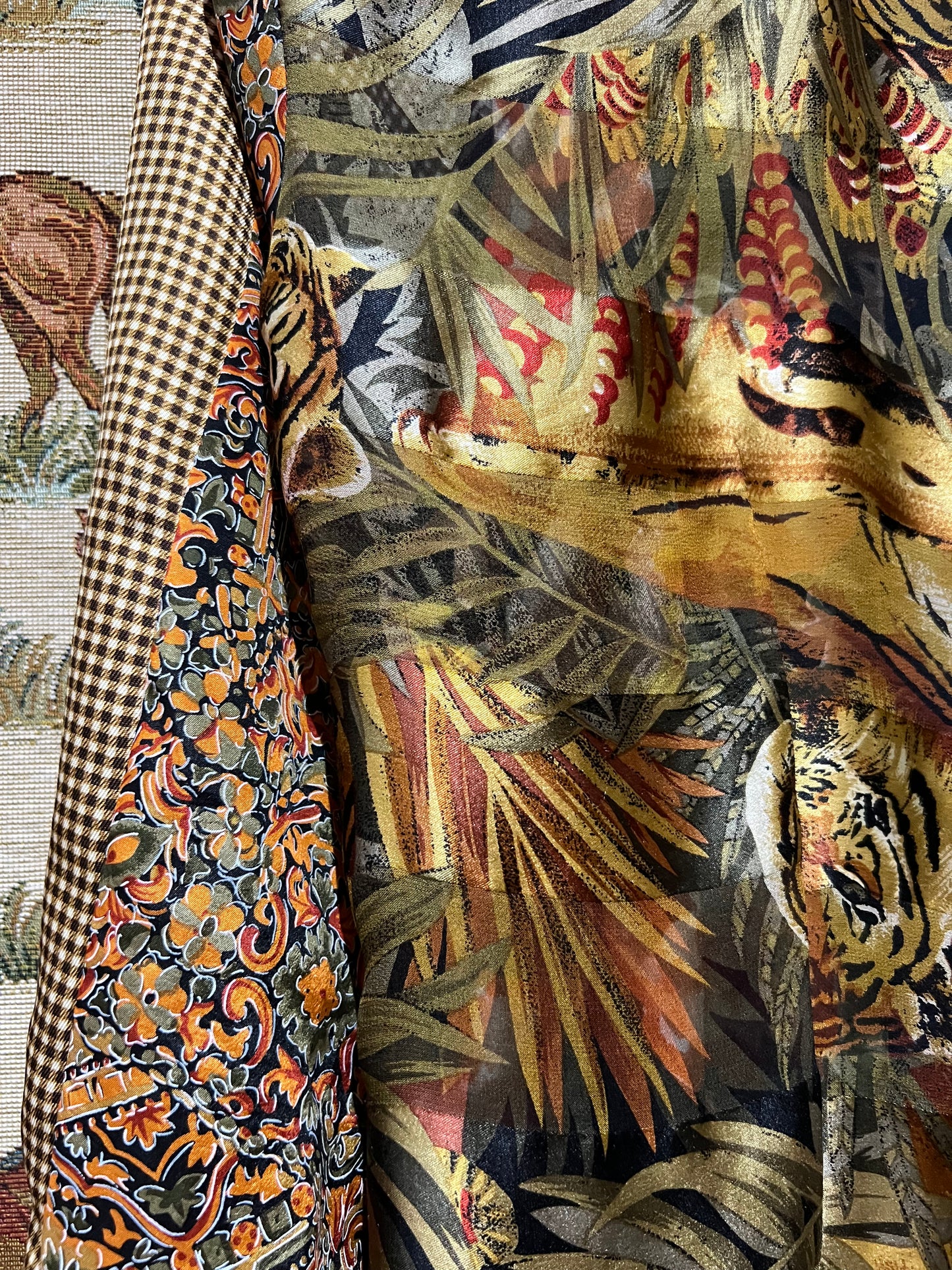 Shirt Made From Upcycled Silk Scarves