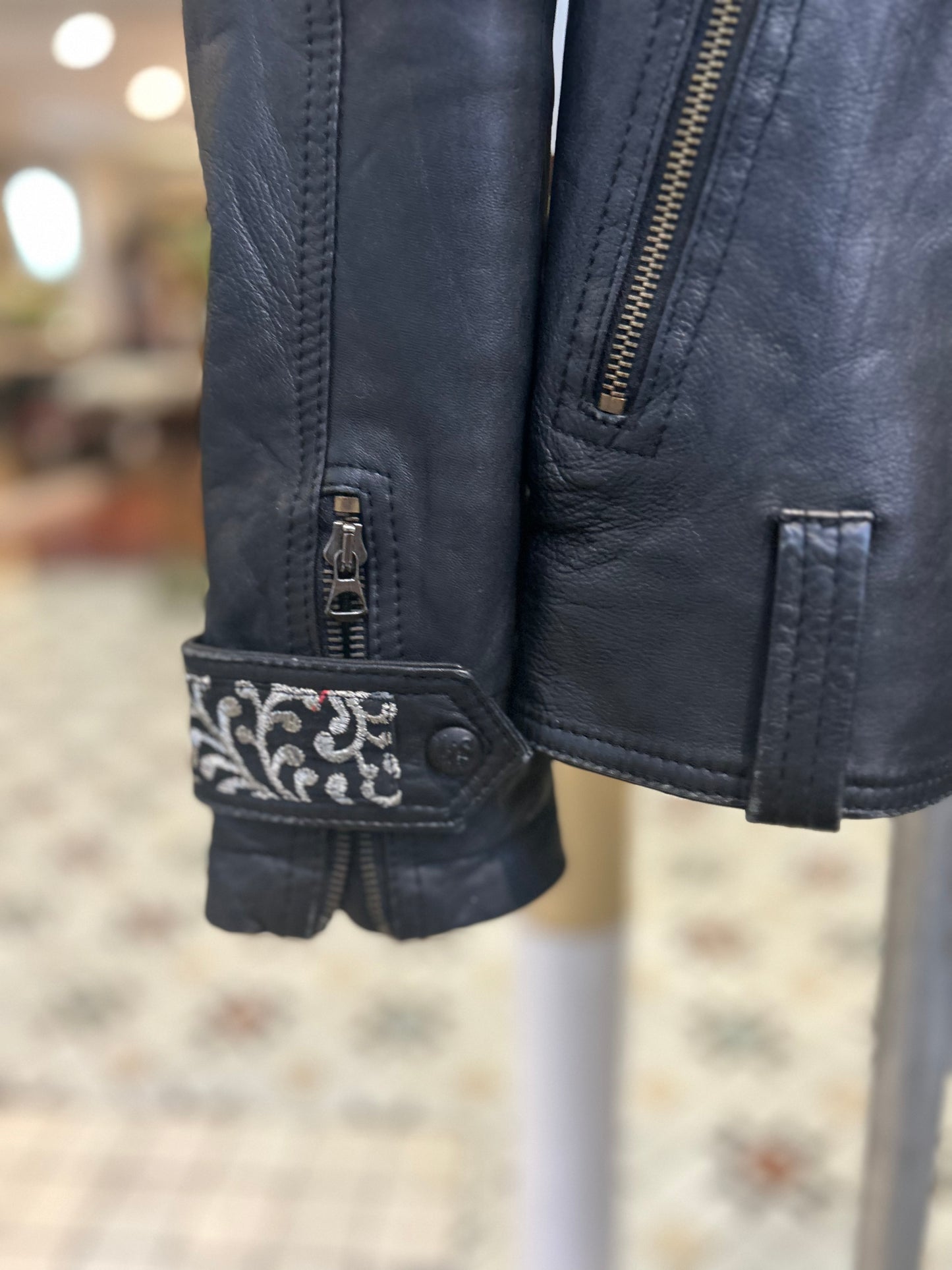 Upcycled Leather Jacket