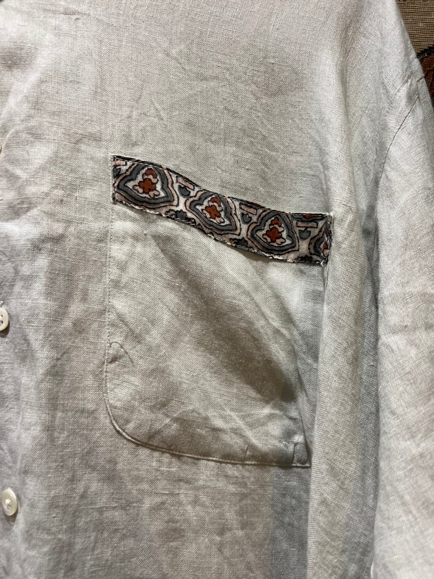 Upcycled Linen Shirt