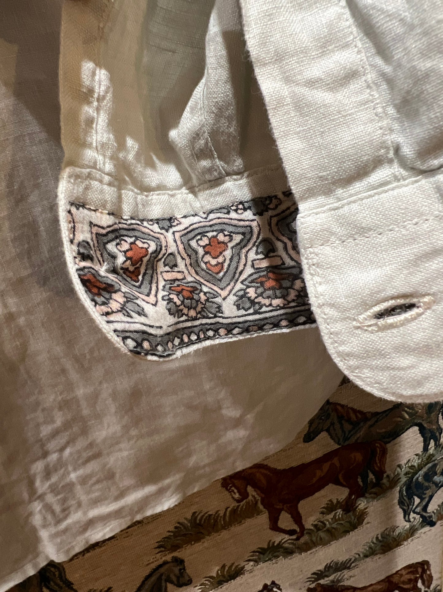 Upcycled Linen Shirt