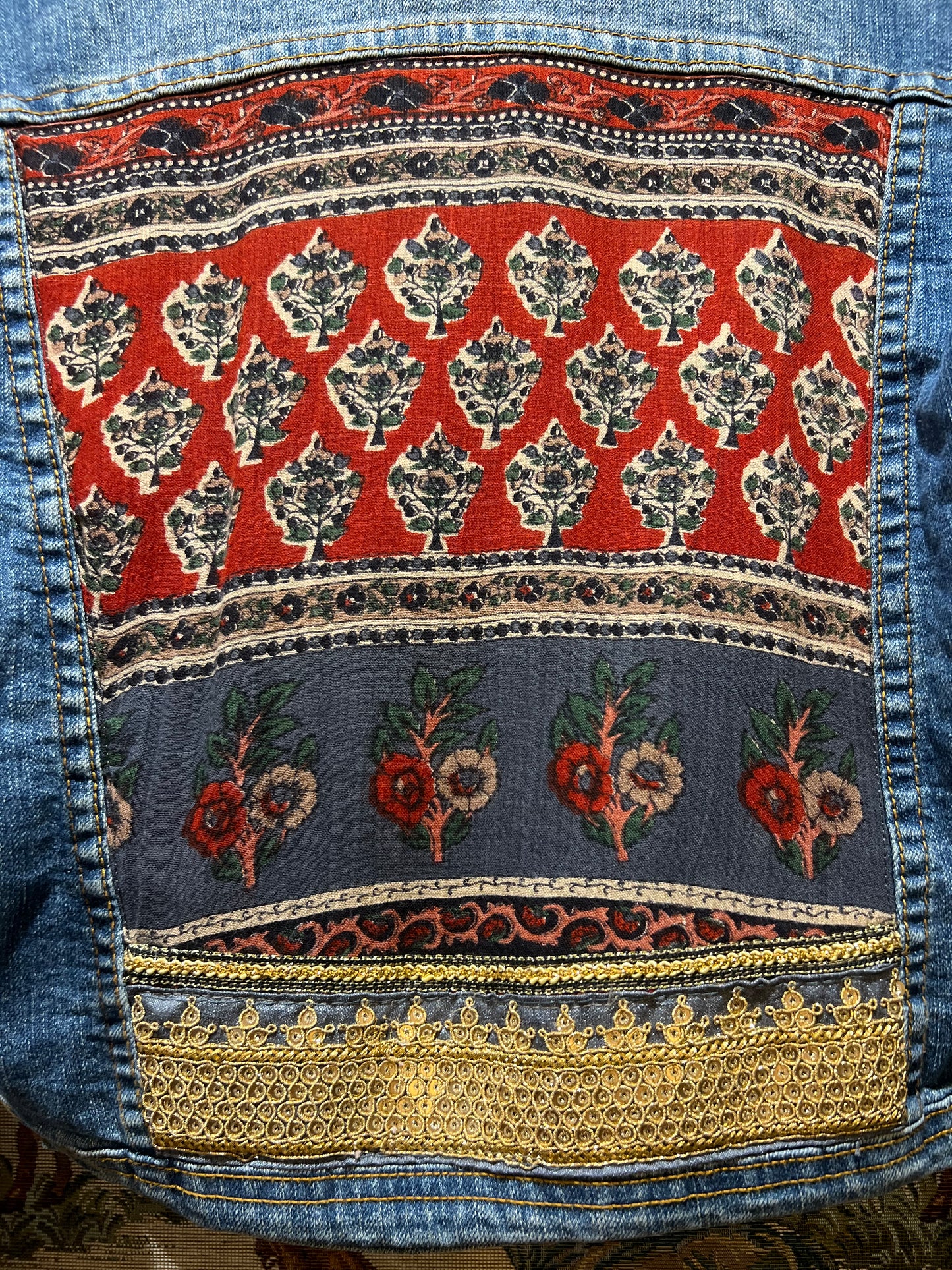 Upcycled Denim Jacket