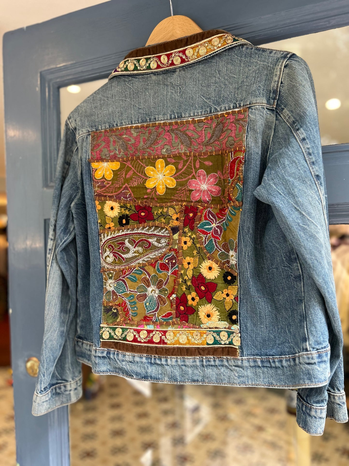 Upcycled Luxe Denim Jacket