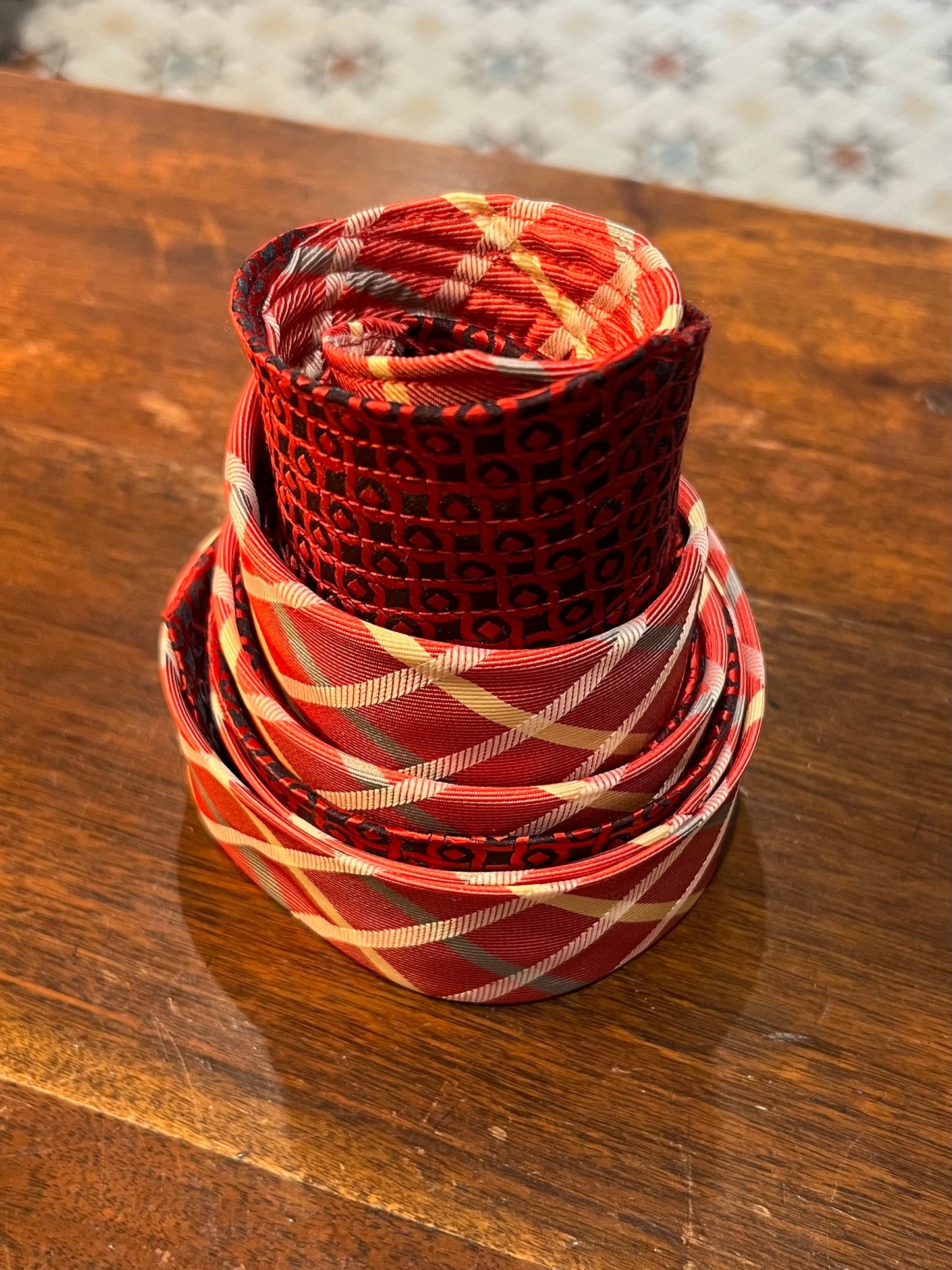 Upcycled Silk Tie Belt