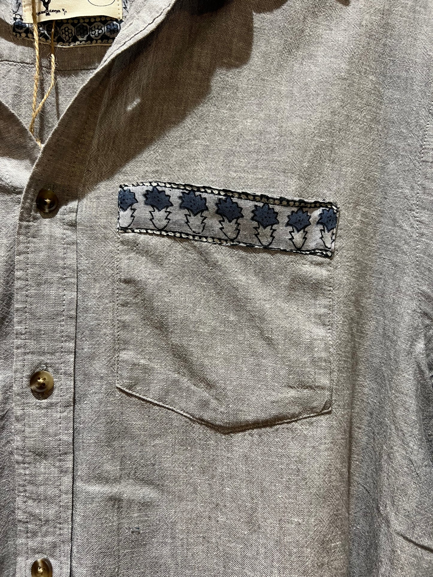 Upcycled Linen Shirt