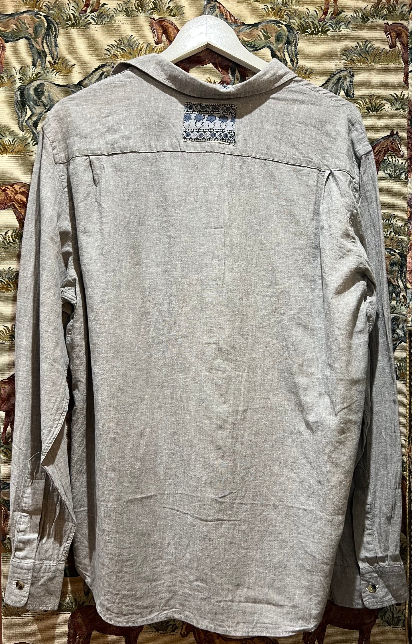 Upcycled Linen Shirt