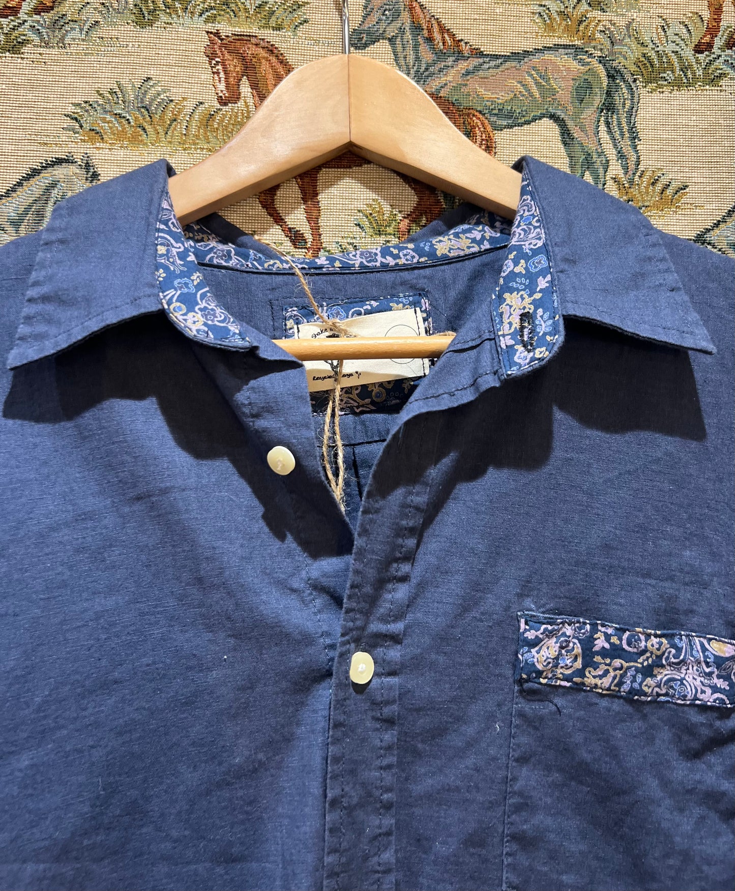Upcycled Linen Shirt