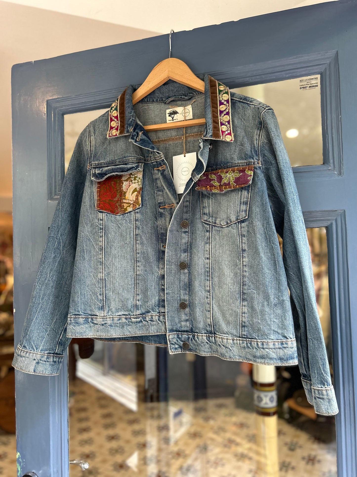 Upcycled Luxe Denim Jacket