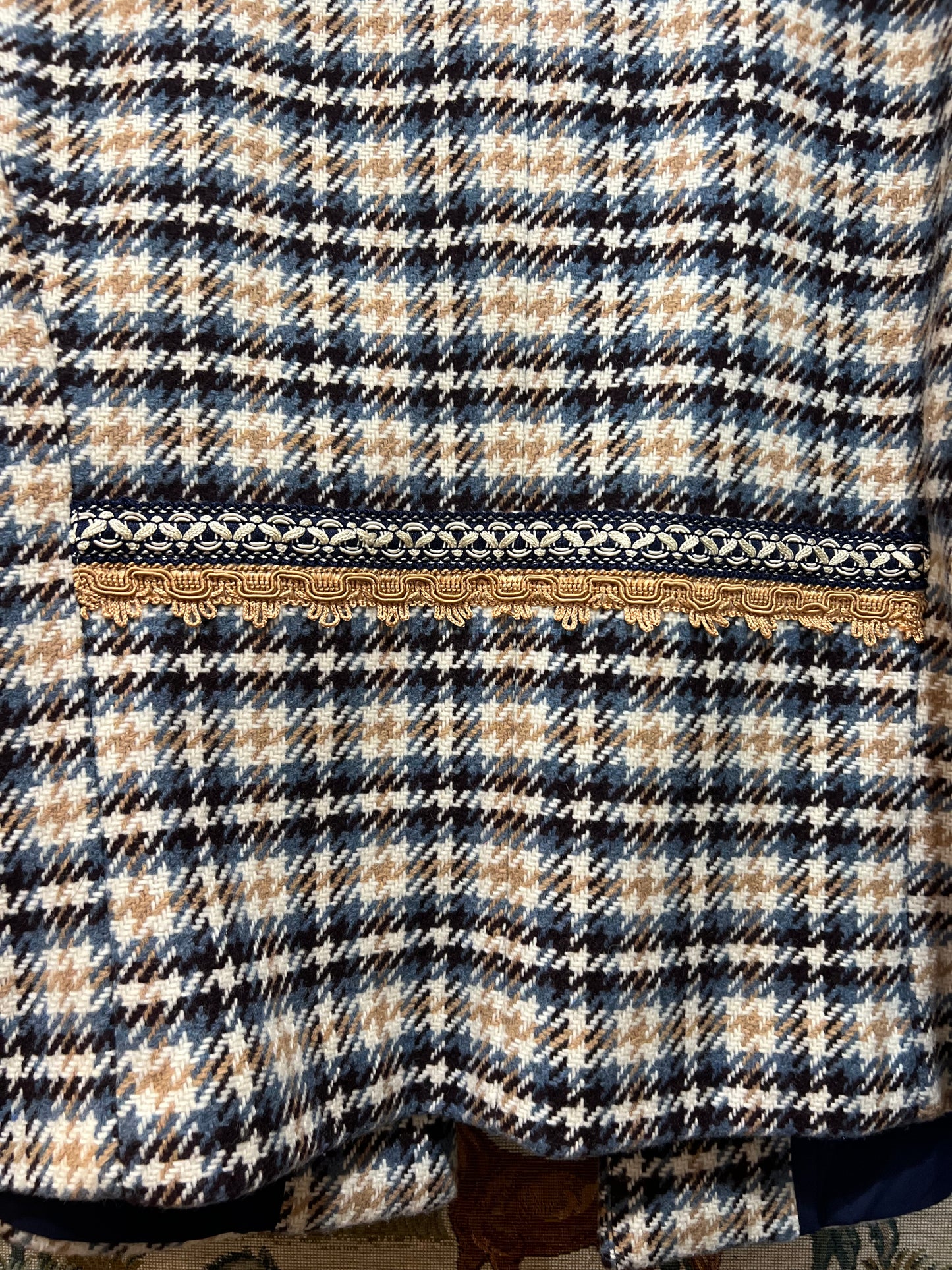 Check Ladylike Upcycled Jacket