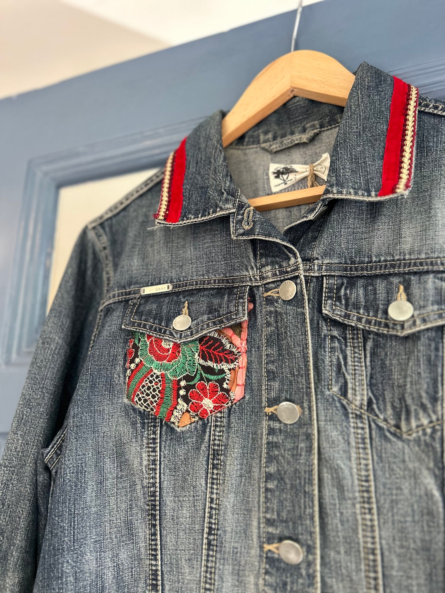 Upcycled Luxe Denim Jacket